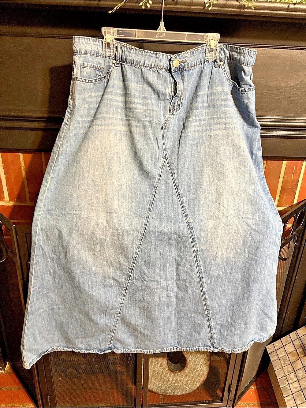 Inherit Denim maxi Skirt Size 21/22 reg